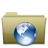 Brown Folder Web Icon 48x48 png